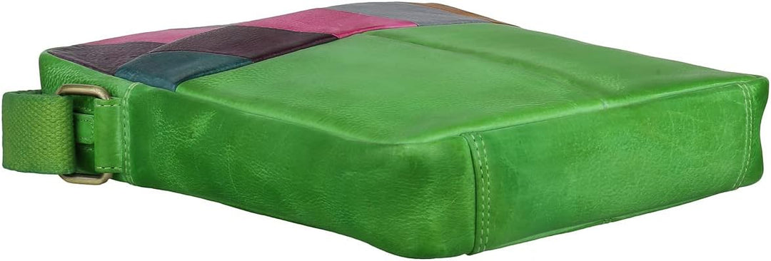 Greenburry Candy-Shop Umhängetasche Leder 21 cm Forest, Forest