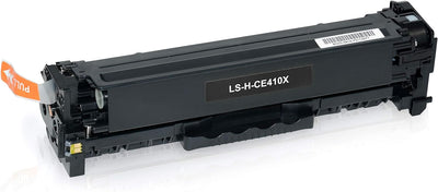 Logic-Seek 2 Toner kompatibel mit HP CE410X 305X Laserjet Pro 300 Color M351 A MFP M375 NW Pro 400 C