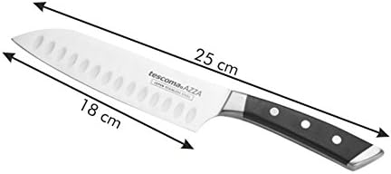 Tescoma Messer, Edelstahl, Silber/schwarz, 37.5 x 7.7 x 1.5 cm