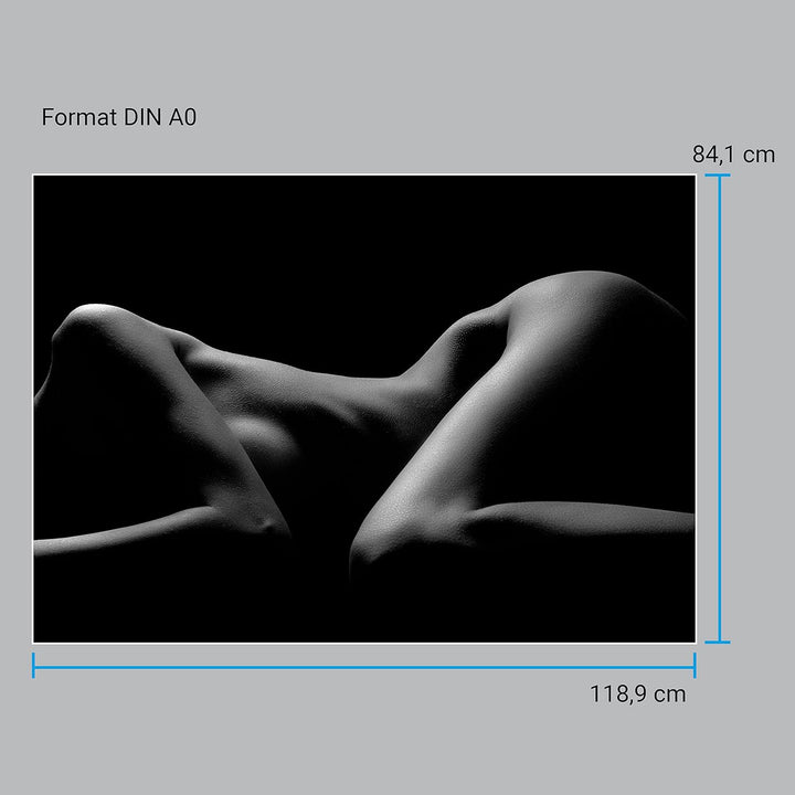 wandmotiv24 Poster als Wanddeko, Grösse Din A0, sinnliches Foto, liegende Frau, Sexy, erotisch, Mode