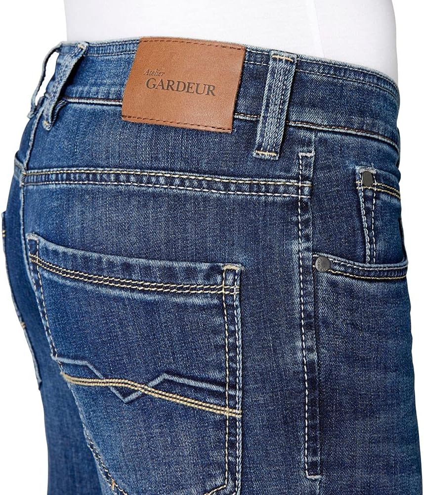 Atelier GARDEUR Herren Batu Comfort Stretch Jeans, Indigo 67, 33W / 32L