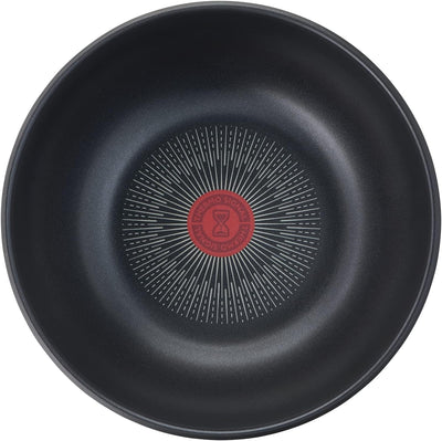 Tefal Ingenio Preference Wok-Pfanne, 26 cm, stapelbar, Edelstahl, sichere Antihaftbeschichtung, Indu