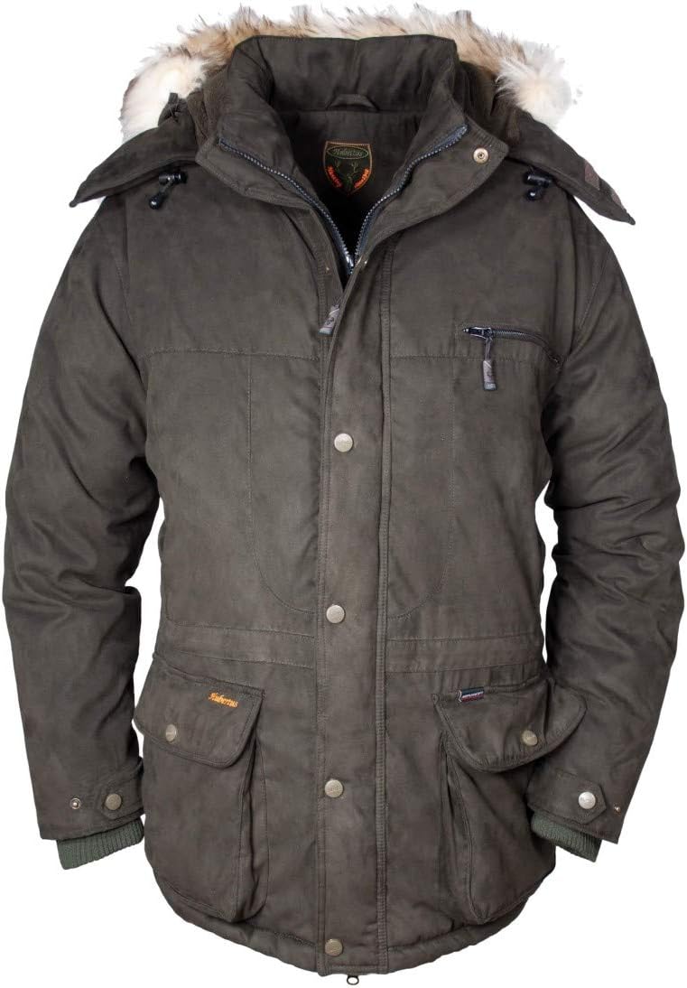 Hubertus Herren Jacke Iceland 10676696 Oliv braun 328 54 Grün, 54 Grün