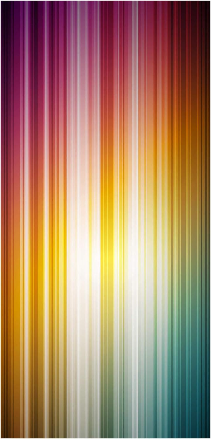 Bilderwelten Raumteiler Rainbow Light 250x120cm inkl. transparenter Halterung, inkl. transparenter H