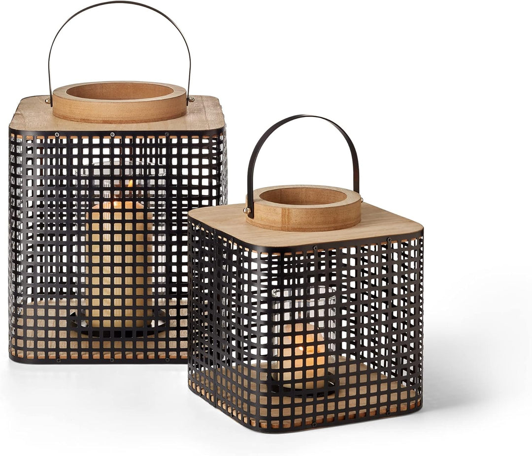 PHILIPPI - ASGAR Laterne - Windicht mit Glaseinsatz für drinnen oder draussen - in 2 Grössen erhältl