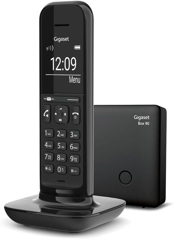 Cordless Gigaset CL390 Schwarz Standard, Schwarz Standard