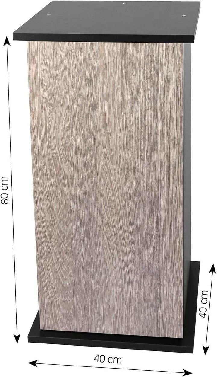 sera Unterschrank 80 cm mit Tür Silver Oak für Scaper Cube, Gross, Silver Oak