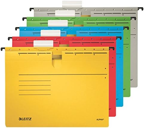 Leitz Hängehefter 1984-35 blau VE:5 (Packung mit 5) blau A4 (Packung mit 5), blau A4 (Packung mit 5)