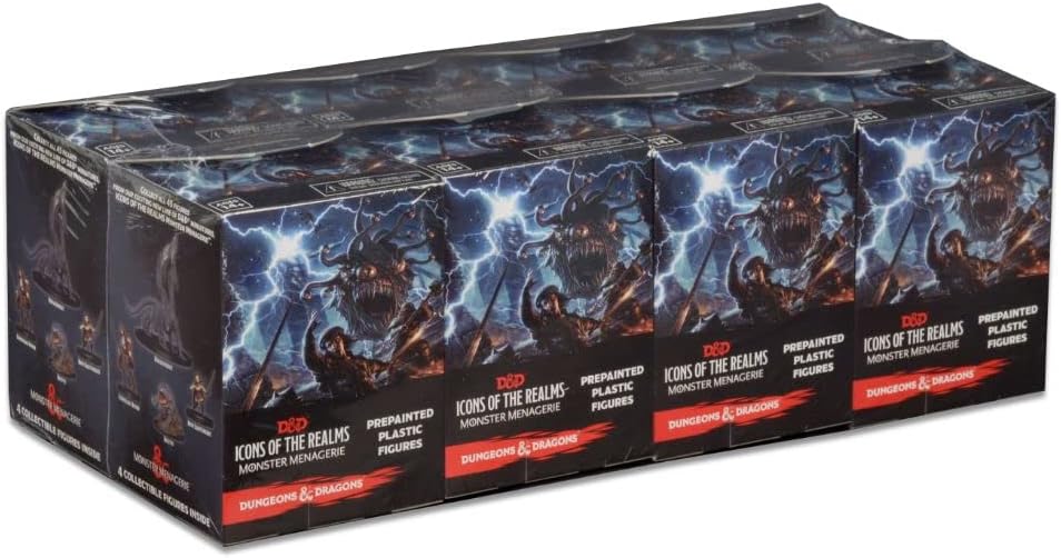 Wizkids D&D Fantasy Icons of The Realms: Monster Menagerie Booster Brick (8) | DnD Miniaturen