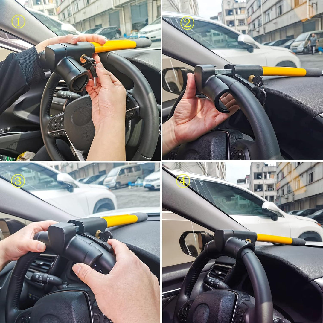 Krtopo lenkradkralle Anti-Diebstahl Auto Lenkradschloss Radschloss Fahrzeugsicherheit Schutz Sicherh