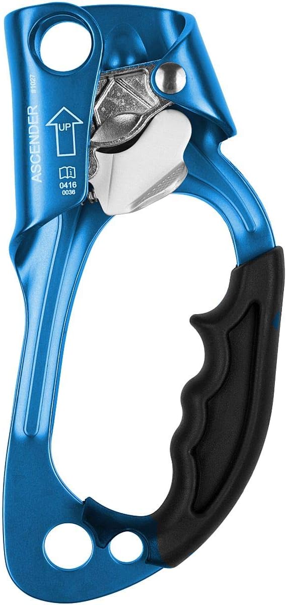 LACD Unisex – Erwachsene Ascender Right Blue Steigklemmen, 80mm