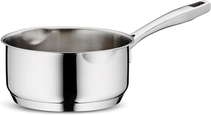 Kela 10180 Flavoria Stielkasserolle, 18/8 Stainless Steel, Silber 0,8 l, 0,8 l