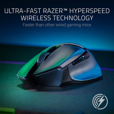 Razer Basilisk X Hyperspeed - Kabellose Gaming-Maus (Hyperspeed-Technologie, Fortschrittlicher optis