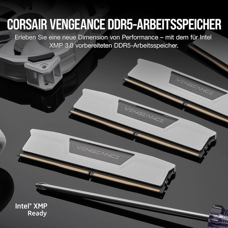 Corsair VENGEANCE DDR5 RAM 64GB (2x32GB) 6000MHz CL40 Intel XMP iCUE Kompatibel Computer Speicher -