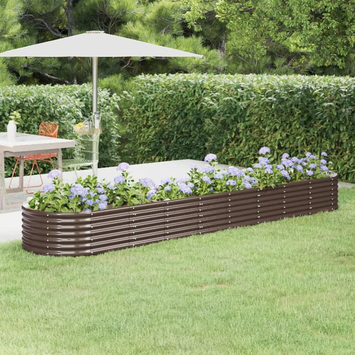 Tidyard Pflanzkübel Hochbeet Pflanzgefäss Blumenkasten Gartenbeet Kräuterbeet Blumenkübel Pflanzkast