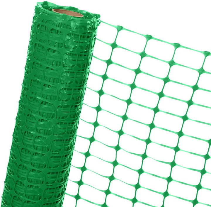 HaGa® Absperrzaun 1,2m x 100m - Bauzaun Zaun mit 120g/m² - Baustellenzaun Kunststoffzaun Gartenzaun