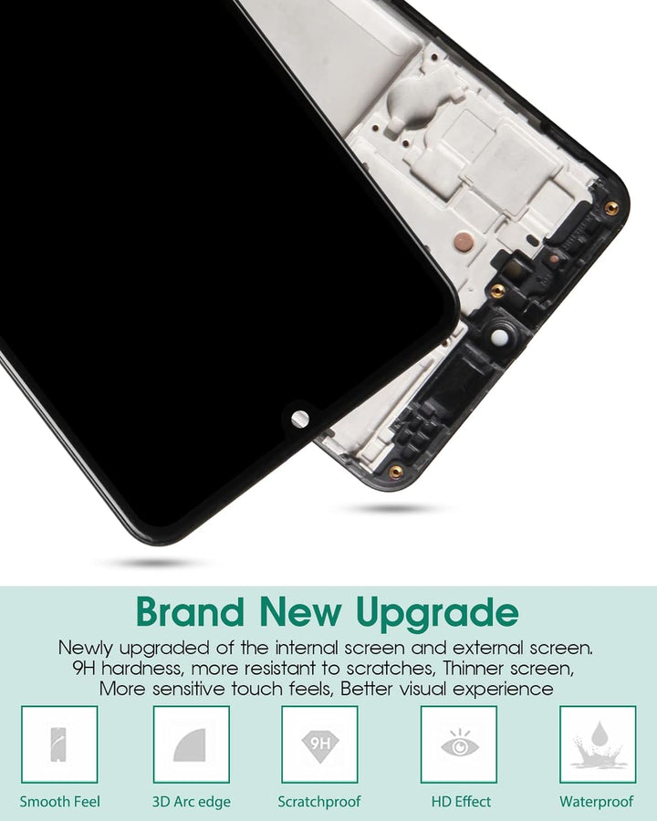 SRJTEK Ersatz-LCD-Display für Samsung Galaxy M31 M315 Bildschirm M315F LCD Display Touch Digitizer A