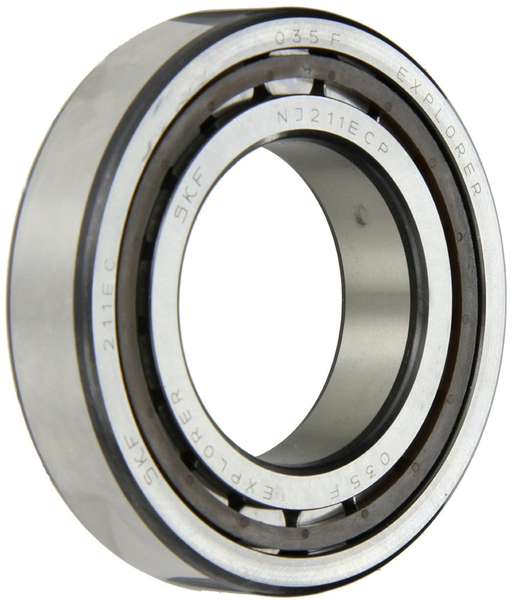 SKF NJ 211 ECP Rundrollenlager, zylinderförmig, 55 ID, Stahl