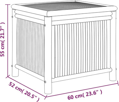 Tidyard Gartentruhe Gartenbox Auflagenbox Kissenbox Aufbewahrungsbox Holztruhe Aufbewahrungstruhe Ou