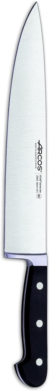Arcos 255100 Serie Clasica - Kochmesser - Klinge aus Nitrum geschmiedetem Edelstahl 210 mm - HandGri