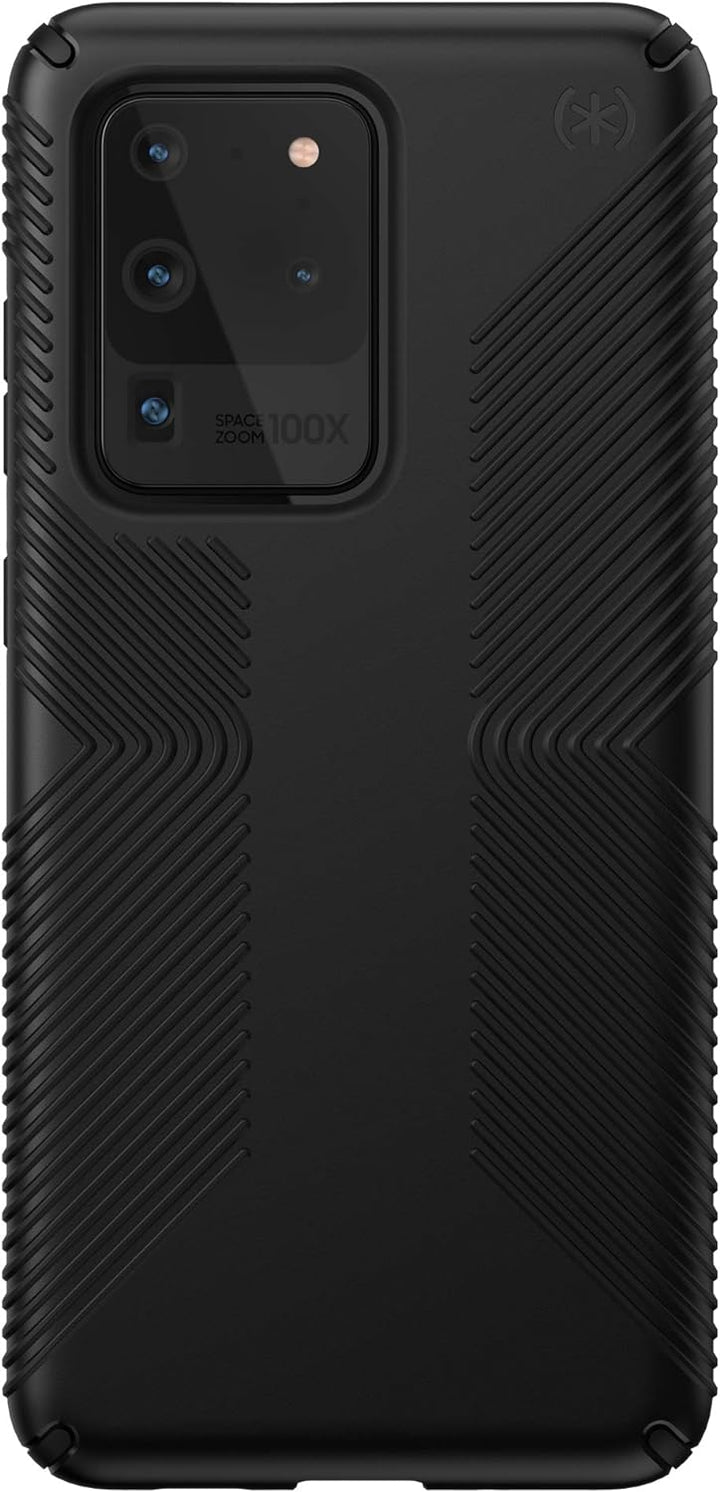 Speck Products Presidio Grip Schutzhülle für Samsung Galaxy S20 Ultra, schwarz/schwarz schwarz / sch