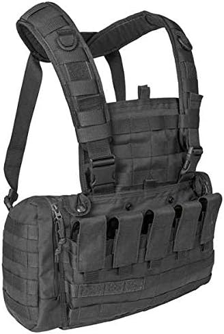 Tasmanian Tiger TT Chest Rig MKII M4 Militär Gurtzeug Kampfmittel-Weste mit 5 M4 Magazin-Taschen und