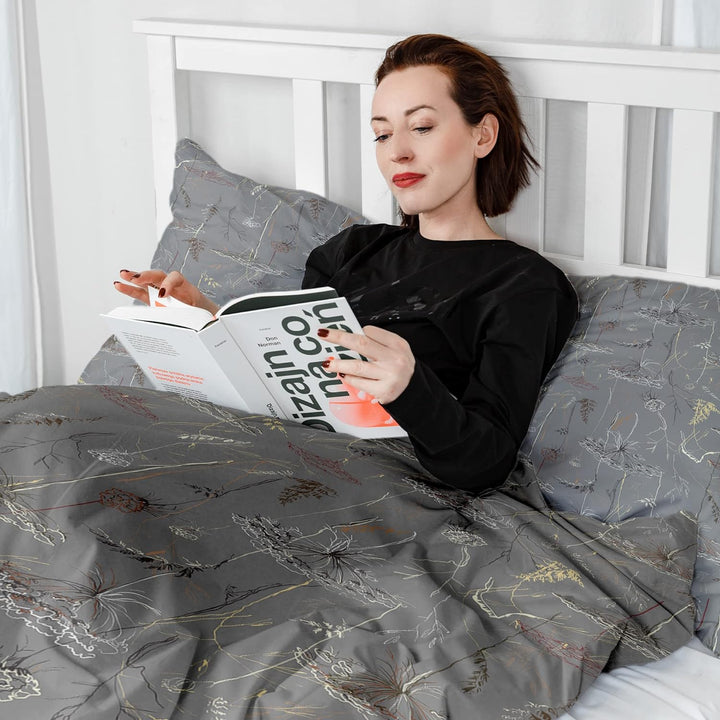 Gravity Gewichtsdecke Bezug - Schlaufen Bezugssystem mit Reissverschluss Baumwolle Deckenbezug für E