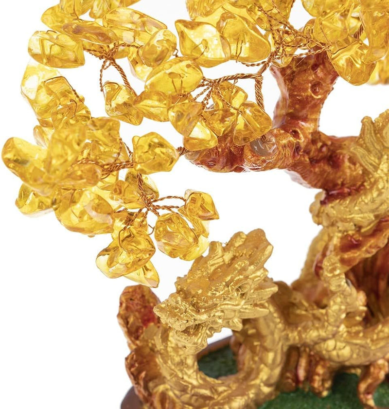 lachineuse Dragon-Baum aus Zitrone – Feng Shui – Erfolg, Reichtum und Wohlstand Drache - Citrin, Dra