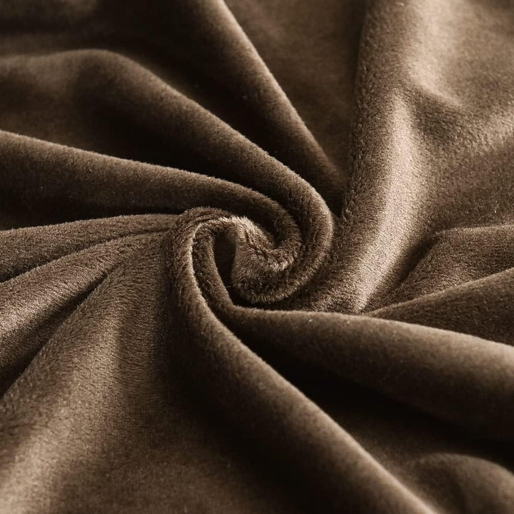 CHNSHOME Sesselhusse Ohrensessel Bezüge für Sessel Bezug für einen Ohrensessel Samt 2 Stück ohrenses