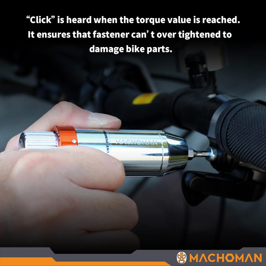 MACHOMAN TQW011 11 Pieces Torque Wrench Adjustable 3-10Nm, within +/- 5% genau, geeignet für Bike, T