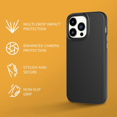 tech21 iPhone 14 Pro Max Evo Lite – Dünne & Stossdämpfende Handyhülle mit 10 Fuss Multi-Drop Protect