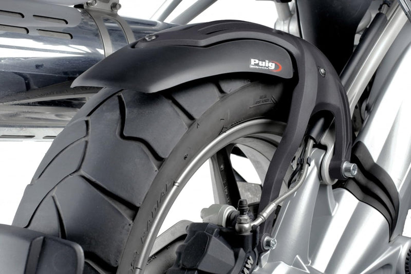 PUIG REAR MUDGUARD HUGGER FENDER BLACK ABS 5055J KOMPATIBEL MIT BMW R 1200 GS/ADVENTURE Mattschwarz,