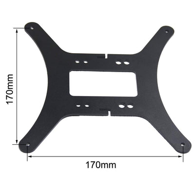 Zeberoxyz Upgrade Modular Y-Schlittenplatten-Kit 190 mm x 190 mm x 3,5 mm/7,5 x 7,5 x 0,14 Zoll für