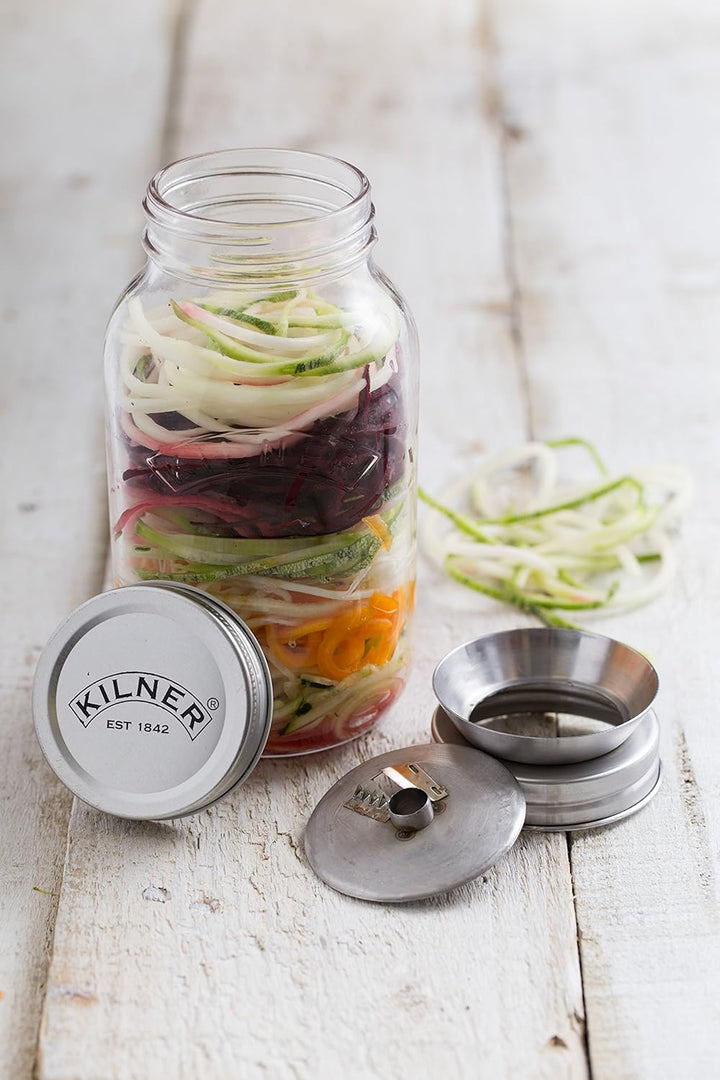 KILNER Create & Make Spiralschneider - für die einfache Herstellung leckere Obst- und Gemüsespiralen