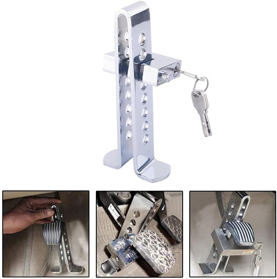 Diebstahlsicherung für Auto Bremse Kupplung, Diebstahlsicherung Edelstahl Kupplungsschloss Auto Brem