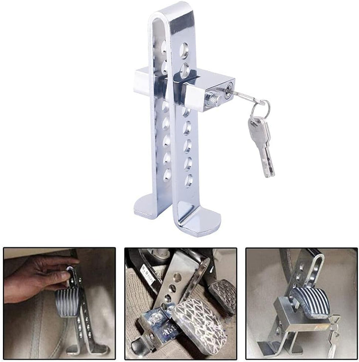 Diebstahlsicherung für Auto Bremse Kupplung, Diebstahlsicherung Edelstahl Kupplungsschloss Auto Brem