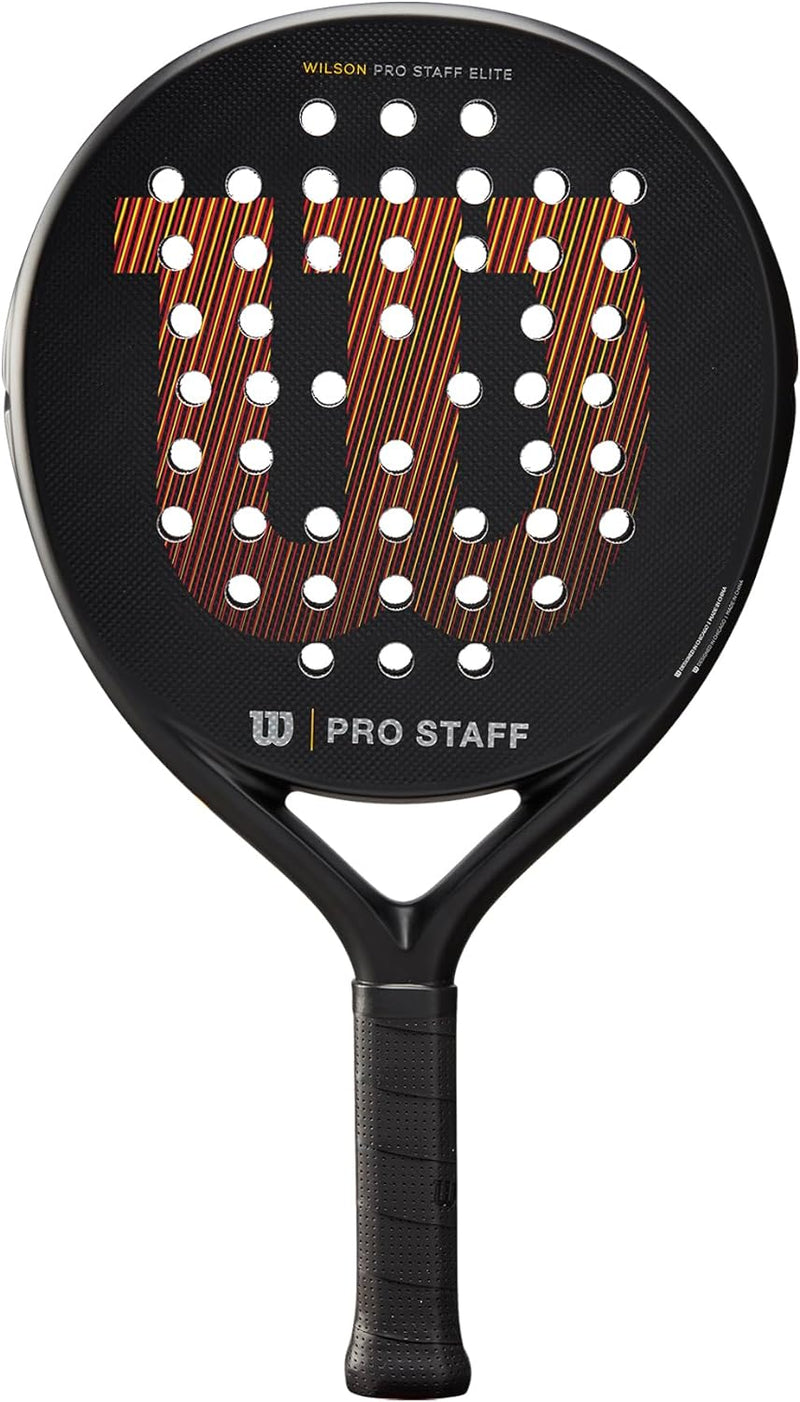 Wilson Padel-Schläger Pro Staff Elite v2, Carbon-Glasfaser-Komposit/Eva, 365 g, Kopfgrösse 484 cm²,