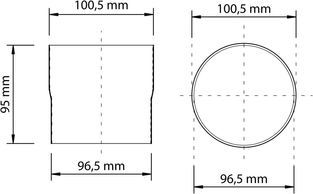 Florantia Wasserverteiler Wasserweiche Zink DN 100 inkl. Adapter