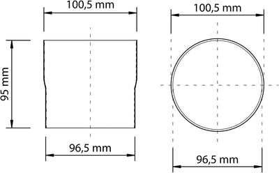 Florantia Regenwasserklappe Kupfer automatisch mit Schwimmer DN 100 inkl. Adapter Regenrohrklappe mi