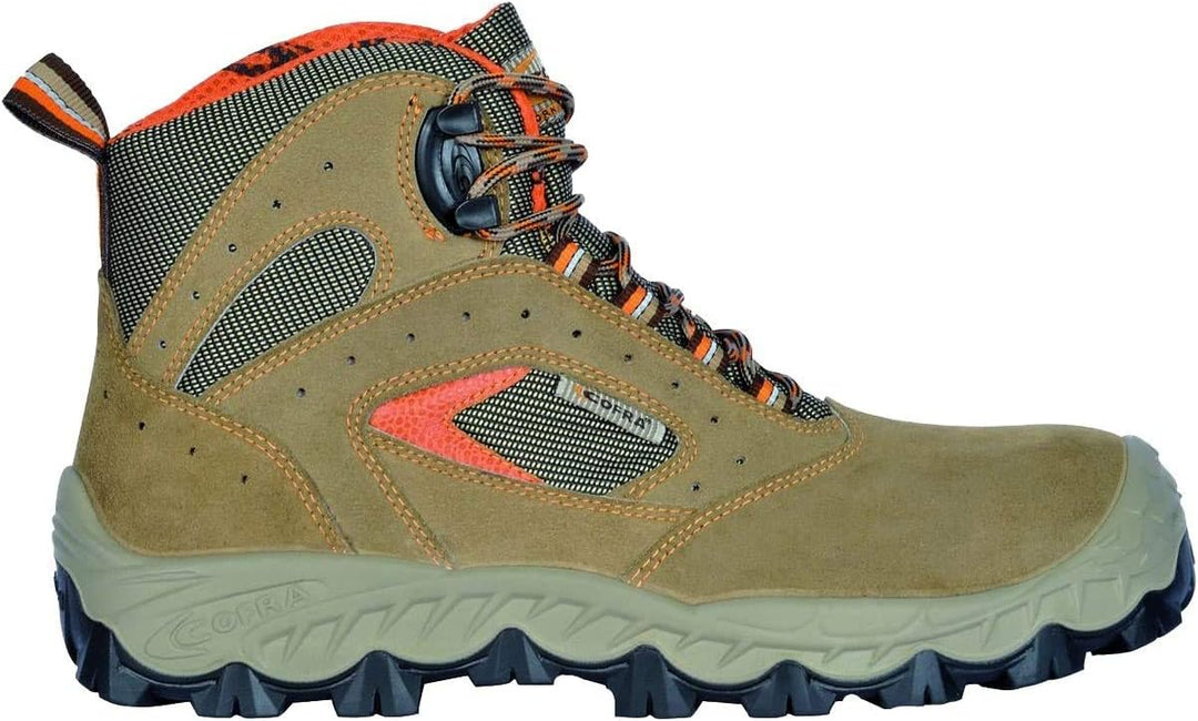 Cofra FW000-000.W41 NEW IONIAN S1 P SRC Sicherheitsstiefel, Beige/Orange, Grösse 41, 41