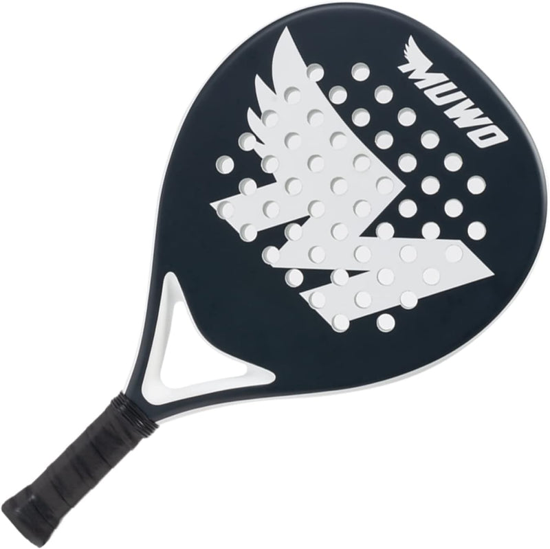 MUWO Sevilla Toledo Salamanca Bilbao Padelschläger für Padel-Tennis. Mit ultraweichem Eva-Kern, Fibe