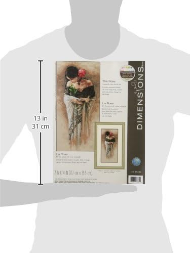 Dimensions Needlecrafts Masse die Rose Kreuzstich-Set, 70–35331, verschieden, One Size