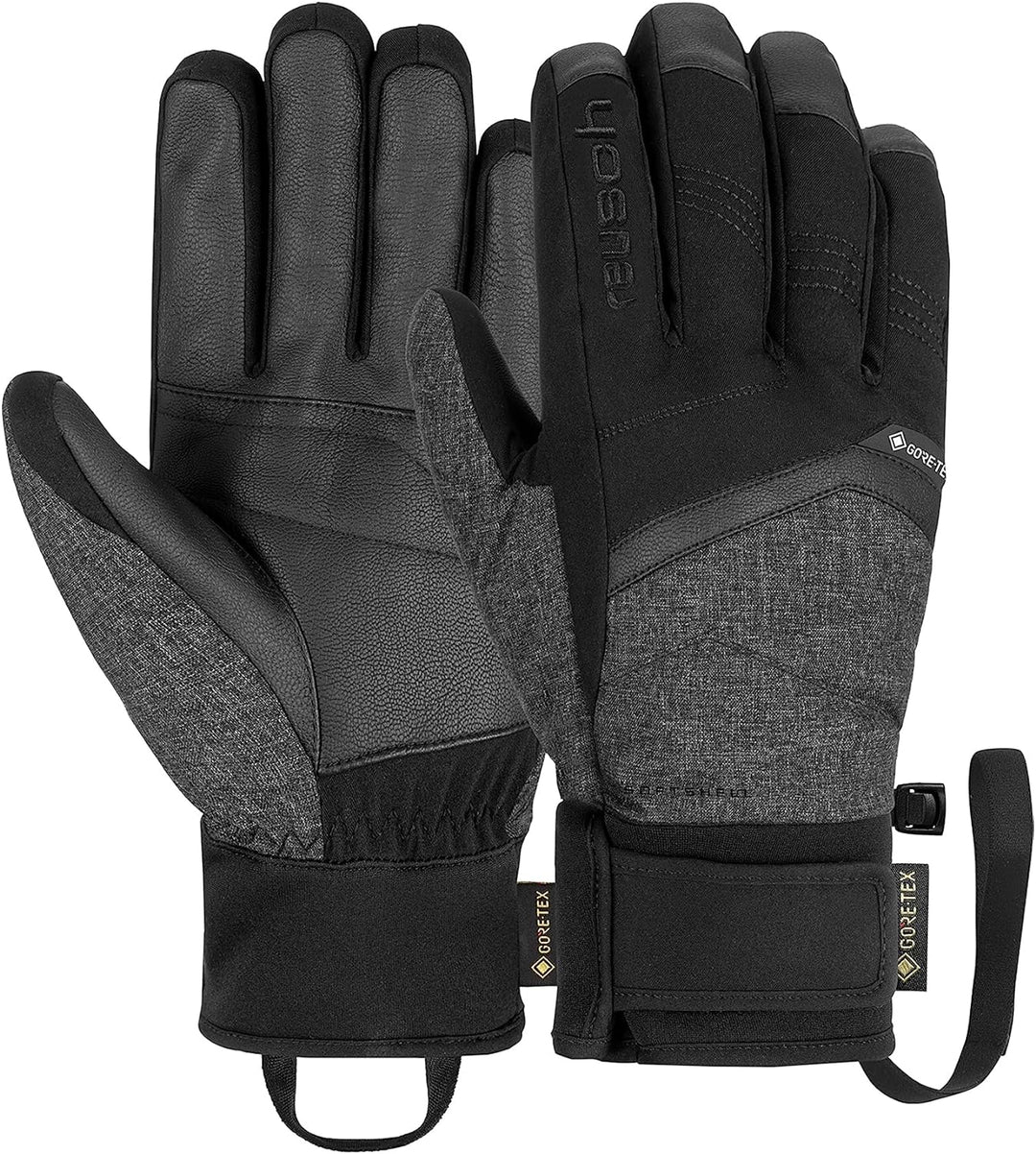 Reusch Herren Handschuhe Blaster Gore-tex Extra Warm, Wasserdicht, Atmungsaktiv 7 schwarz / grau, 7