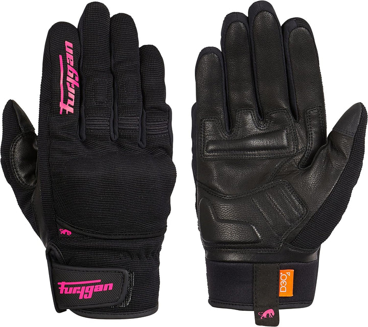 Furygan JET D3O Lady - Motorradhandschuhe Damen – Sommerhandschuhe - Atmungsaktiv & leicht - D3O Auf