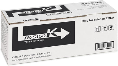 Kyocera TK-5150K Toner Schwarz. Original Tonerkartusche 1T02NS0NL0. Kompatibel für ECOSYS M6035cidn,