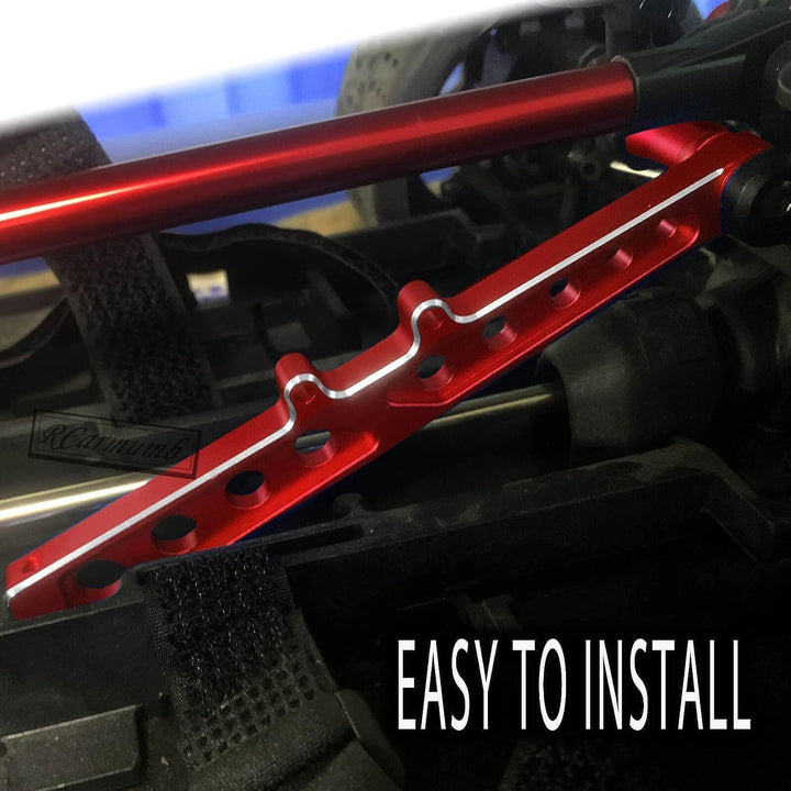 Ezweiji RC Alloy ARA320511 HD Chassis Brace Set für ARRMA 1/7 Limitless All-Road -ARA109011, ARRMA 1