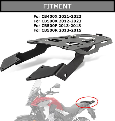 Gepäckträger Hinten für CB500X 2013-2023 und für CB400X 2023 und für CB500F 2013-2018,PSLER Motorrad