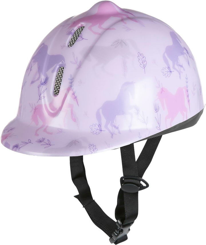 HKM Unisex Blossom Reithelm S Flieder, S Flieder