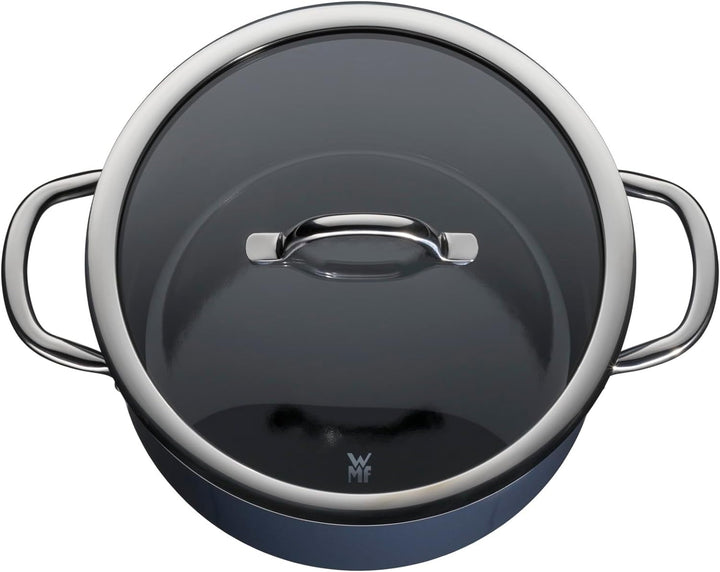 WMF Fusiontec Inspire Kochtopf gross, 24 cm, Glasdeckel, Fleischtopf Induktion, 6,4l, High-Tech Kera