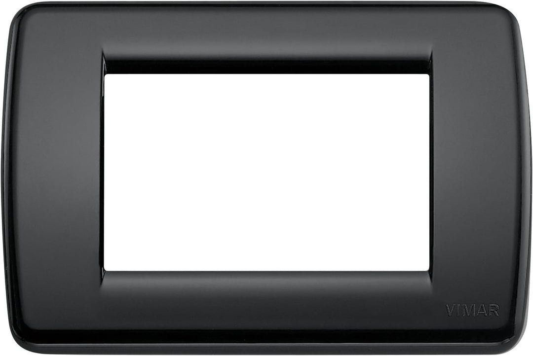 Vimar 0T16763.16 Idea Rondò 3 Module Technopolymer, 10 Stück, schwarz 10 Pezzi, 10 Pezzi